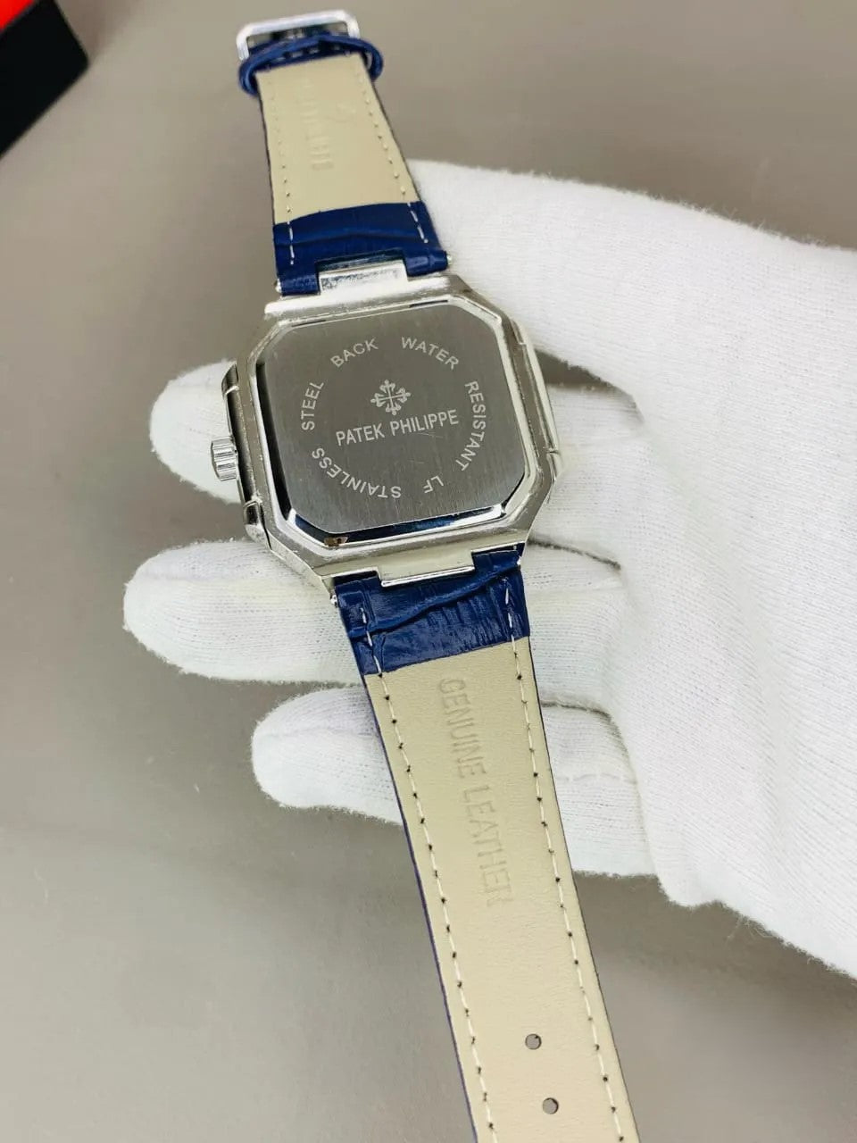Patek Philippe Leather Strips – Prestige Square Edition (Master Lock)