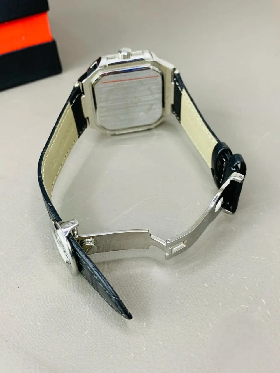 Patek Philippe Leather Strips – Prestige Square Edition (Master Lock)