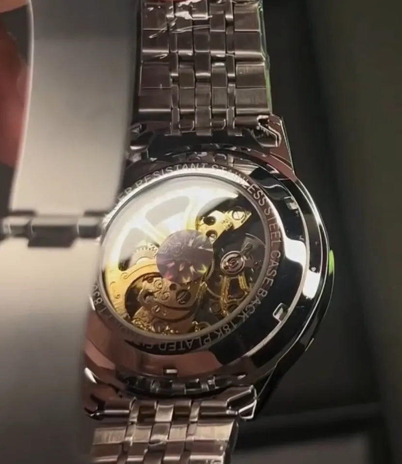 Fitron Full Automatic Skeleton Dial
