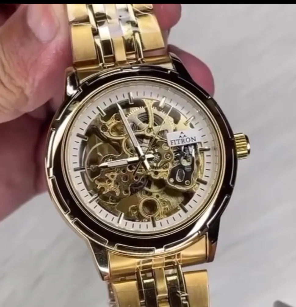 Fitron Full Automatic Skeleton Dial