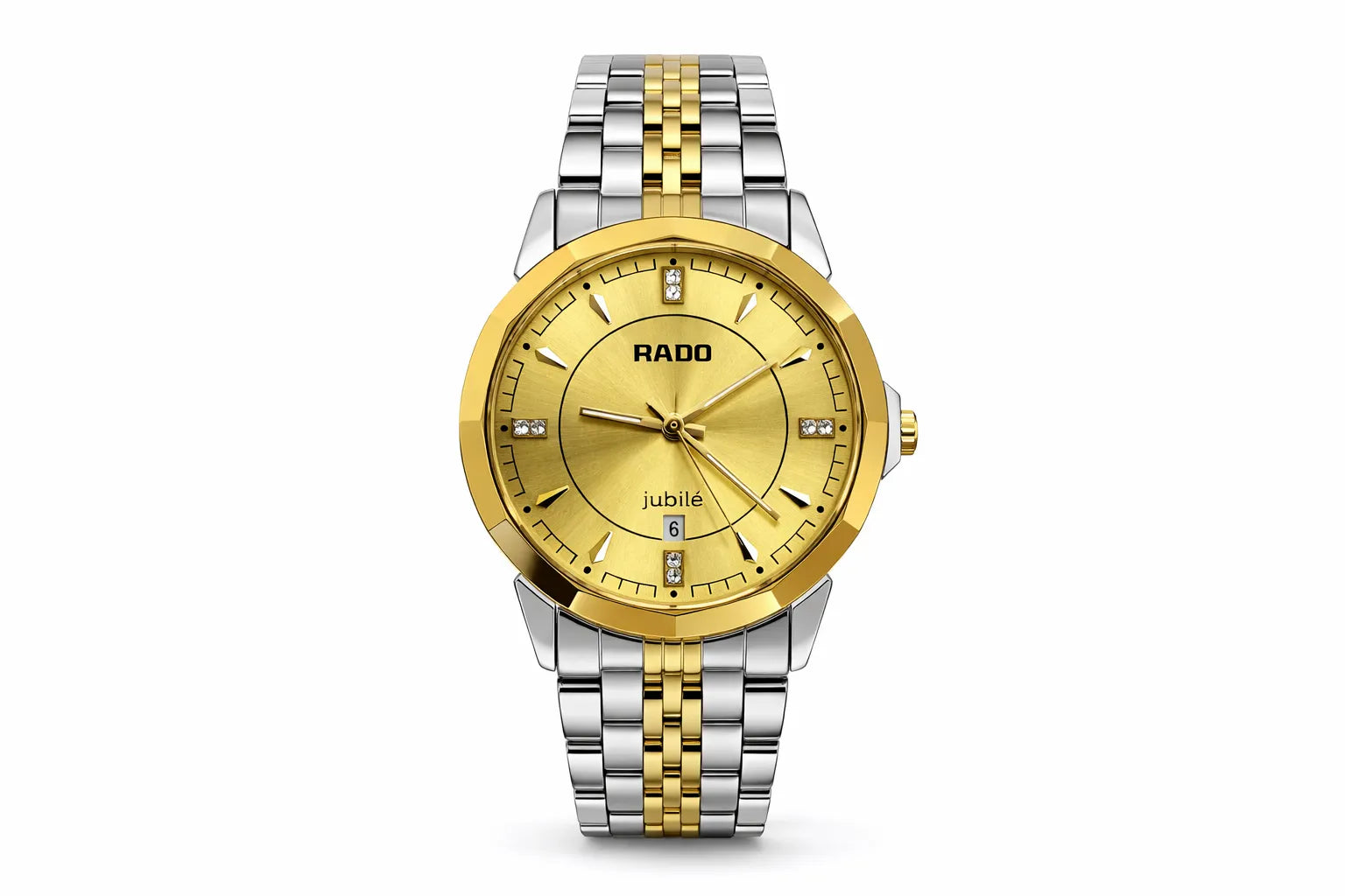 Rado Jubile Classic – Two Tone Stainless Steel Chain (White Dial)