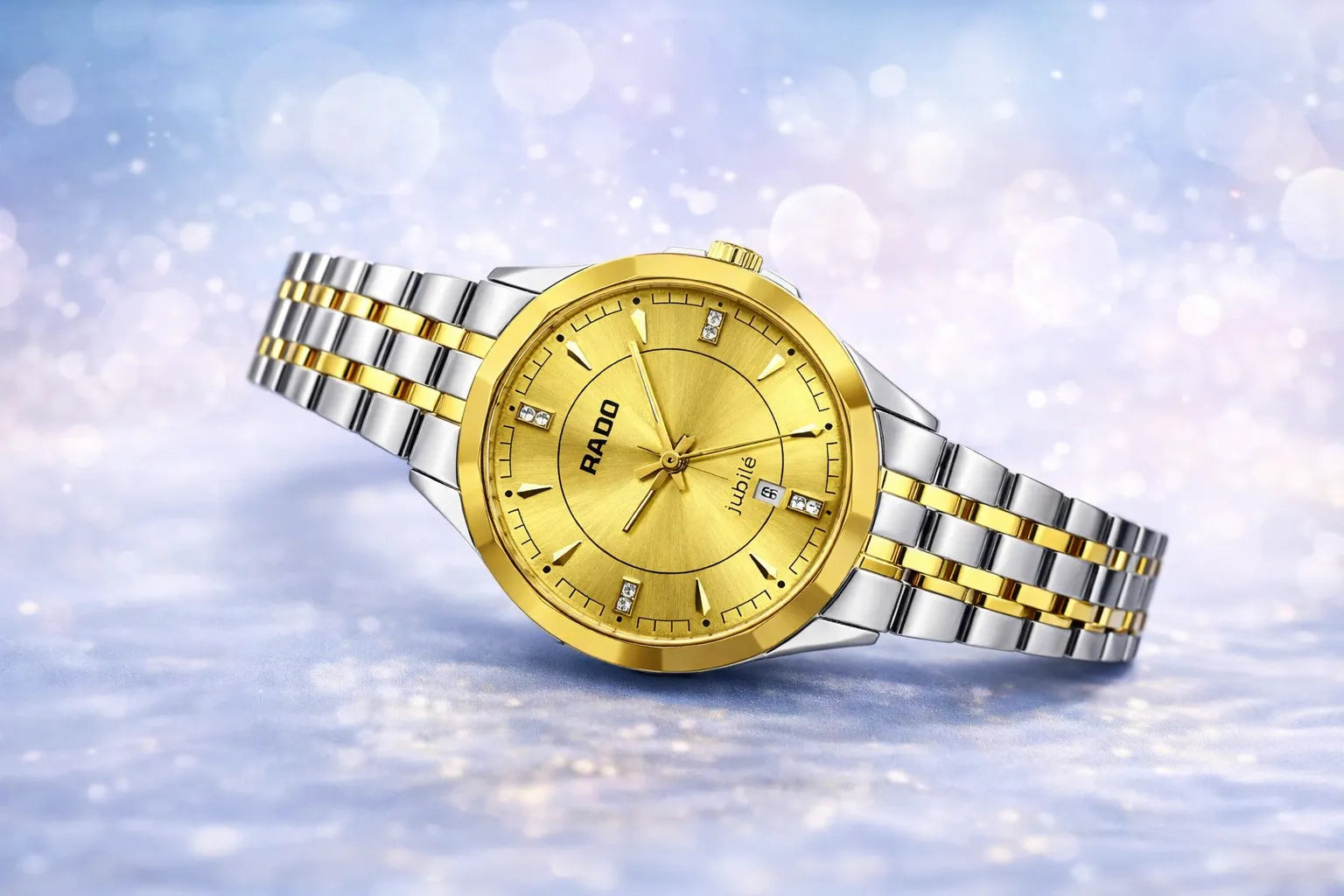 Rado Jubile Classic – Two Tone Stainless Steel Chain (White Dial)