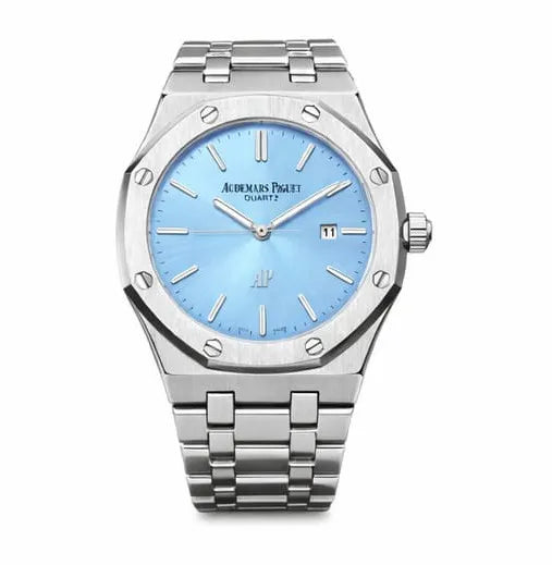 Audemars Piguet Royal Oak Silver Chain (White & Blue Dial)