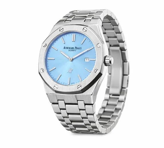 Audemars Piguet Royal Oak Silver Chain (White & Blue Dial)