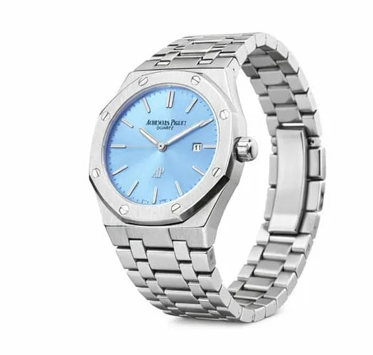 Audemars Piguet Royal Oak Silver Chain (White & Blue Dial)