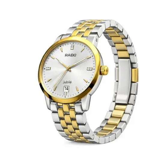 Rado Jubile Classic – Two Tone Stainless Steel Chain (White Dial)