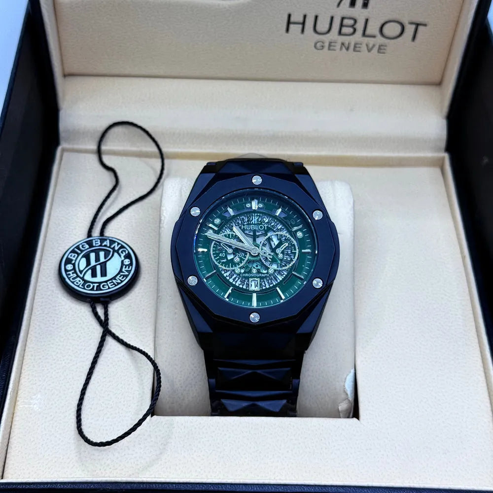 Hublot Diamond Cut – Full Grey Stainless Steel Edition