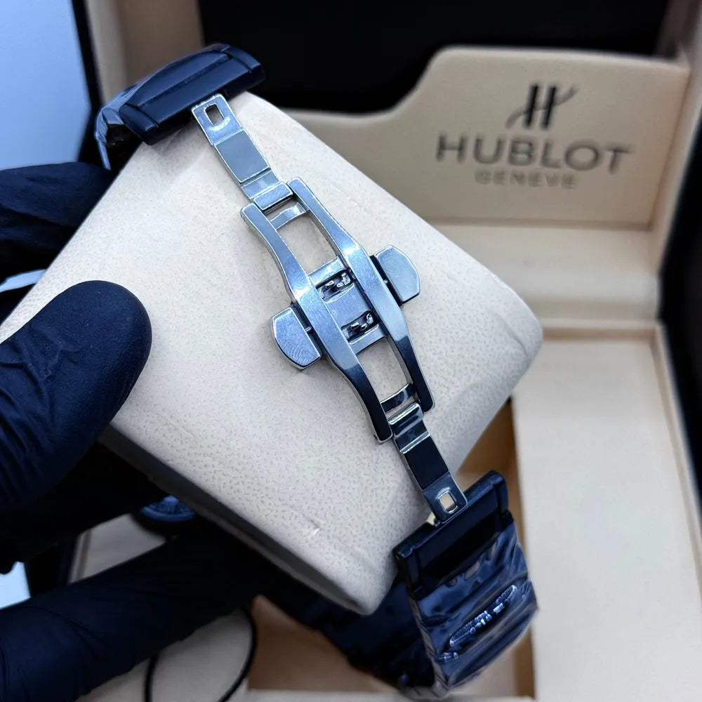 Hublot Diamond Cut – Full Grey Stainless Steel Edition