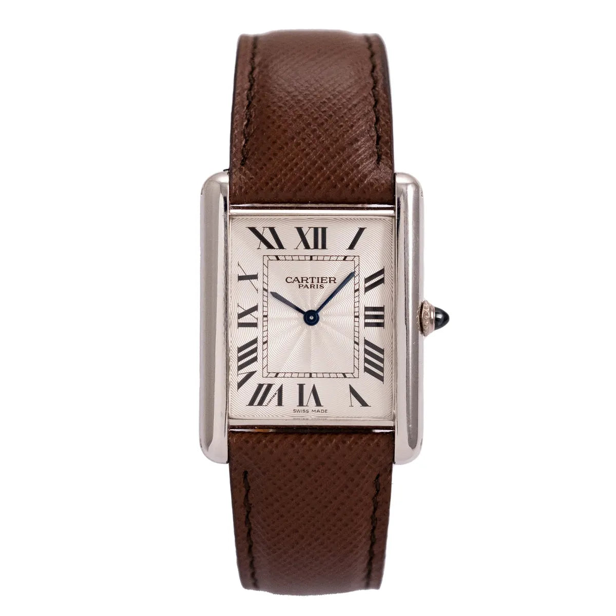 Cartier Classic Tank – Black Leather Strap Edition