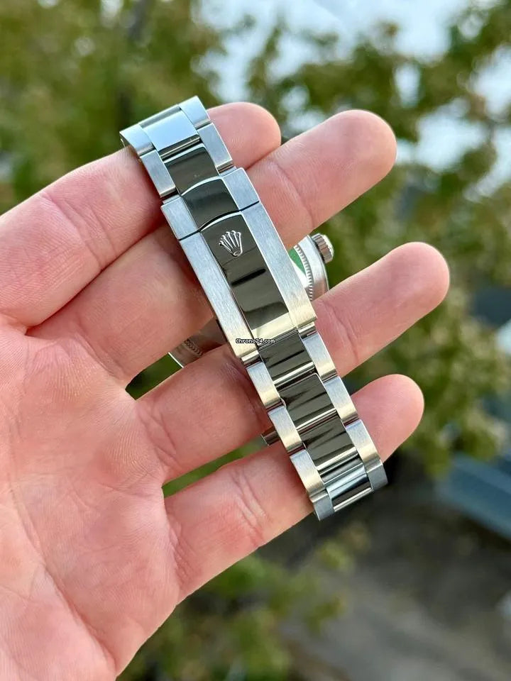 Rolex Sky-Dweller – Silver Stainless Steel Chain (White Dial)