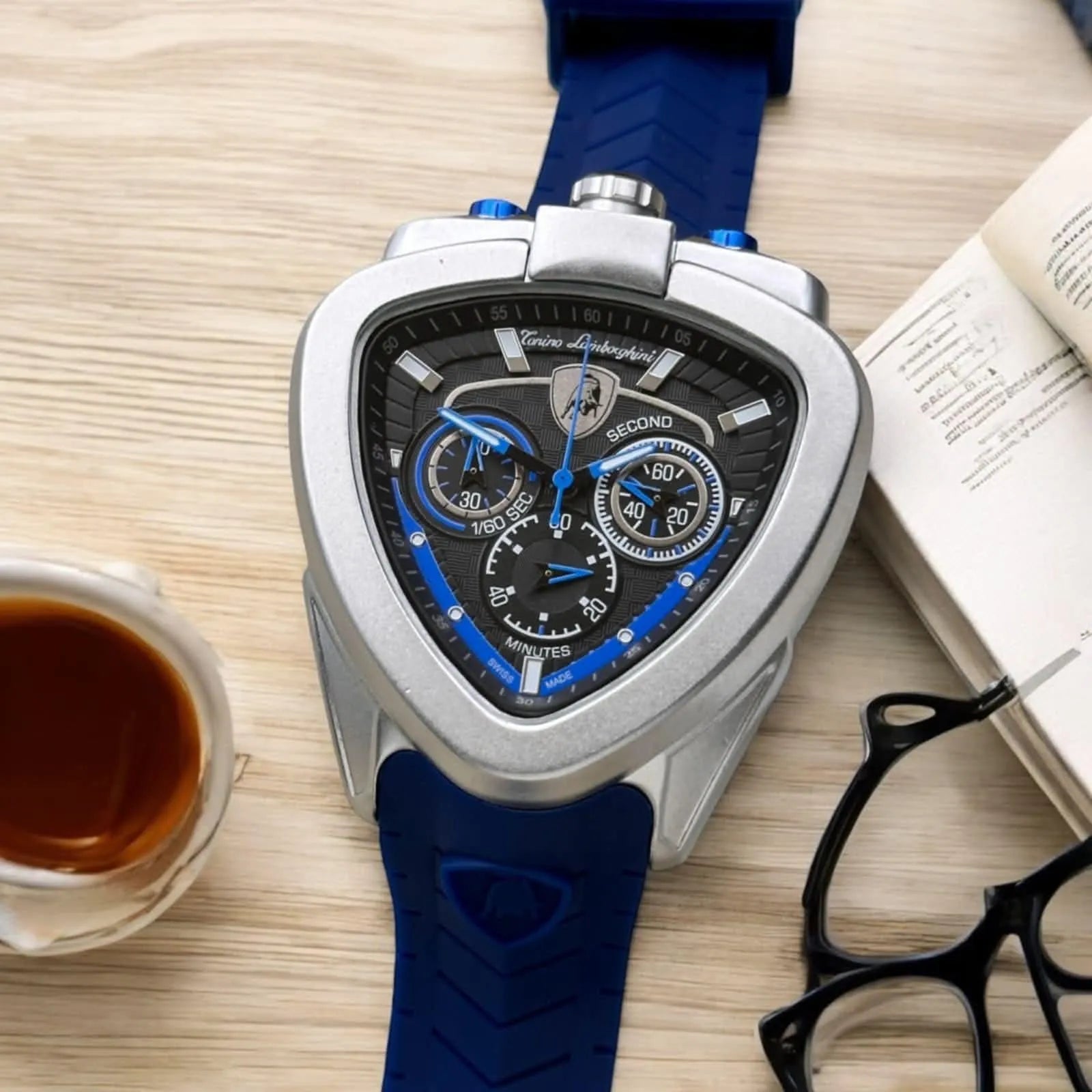 Lamborghini Spider Chronograph – Blue Sport Strap Edition