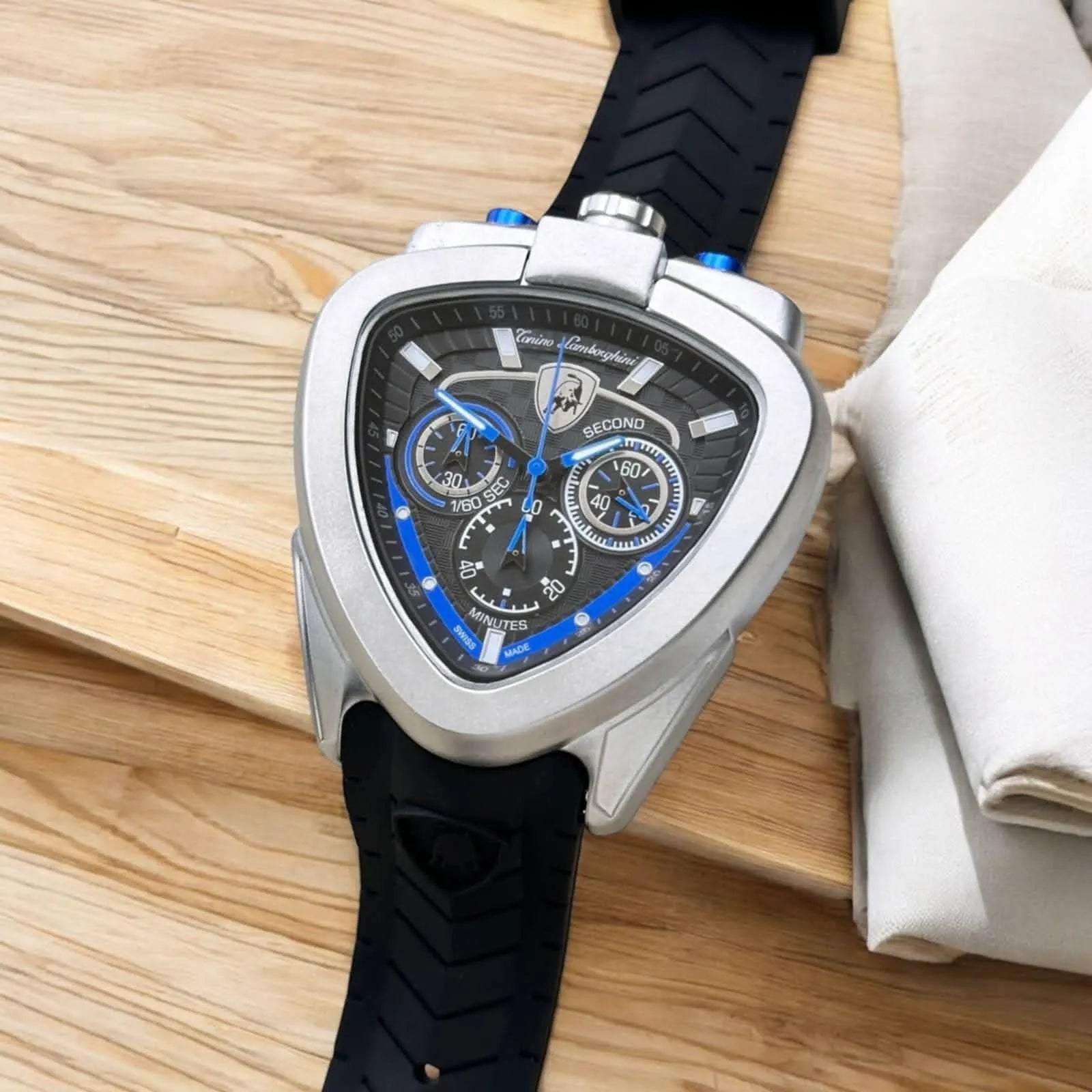 Lamborghini Spider Chronograph – Blue Sport Strap Edition