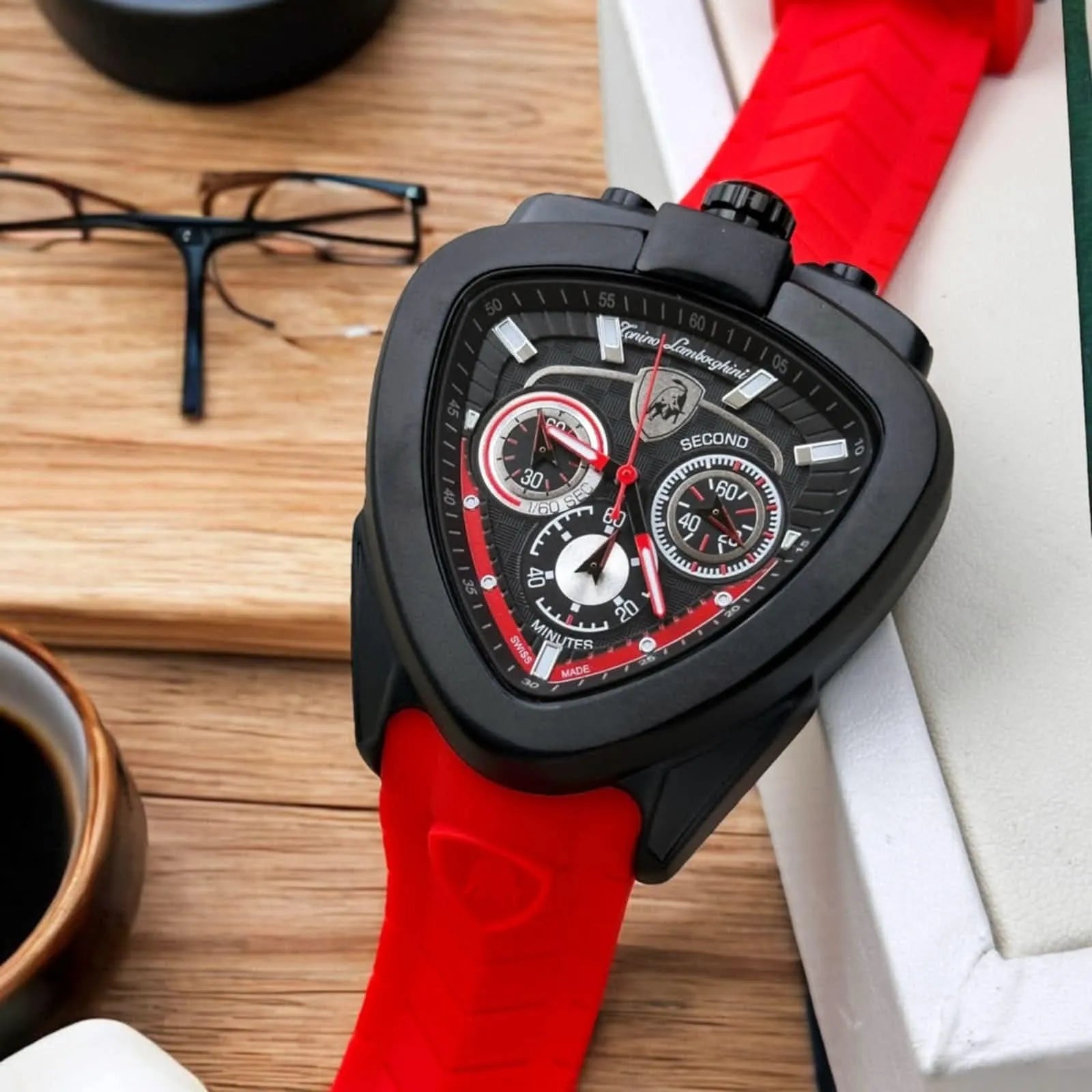 Lamborghini Spider Chronograph – Blue Sport Strap Edition