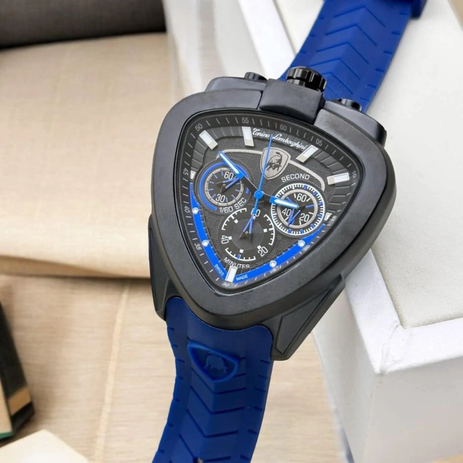 Lamborghini Spider Chronograph – Blue Sport Strap Edition