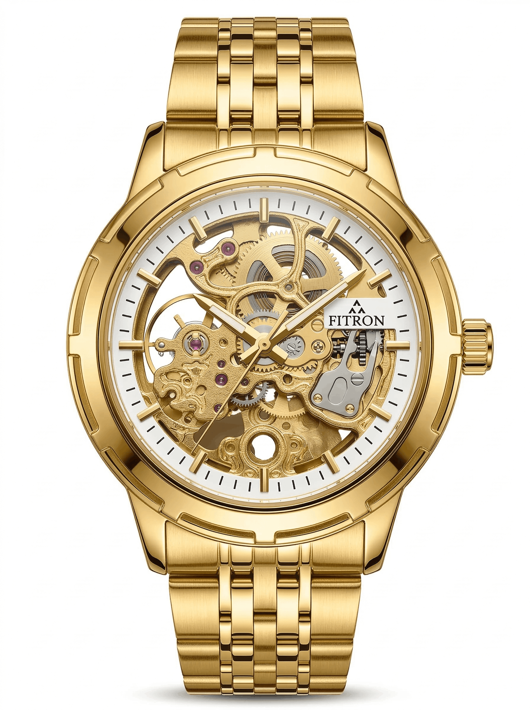 Fitron Full Automatic Skeleton Dial