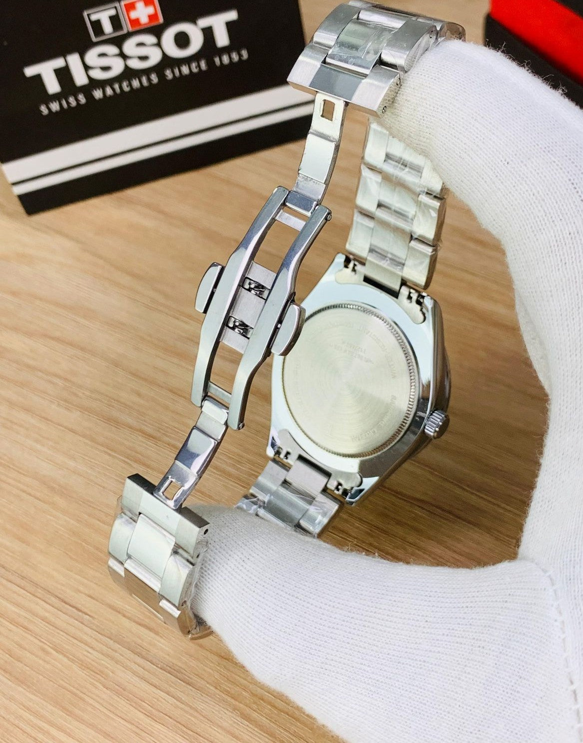 Tissot Tissot Gentleman Silver Stainless Steel Silver Dial Quartz Watch for Men's