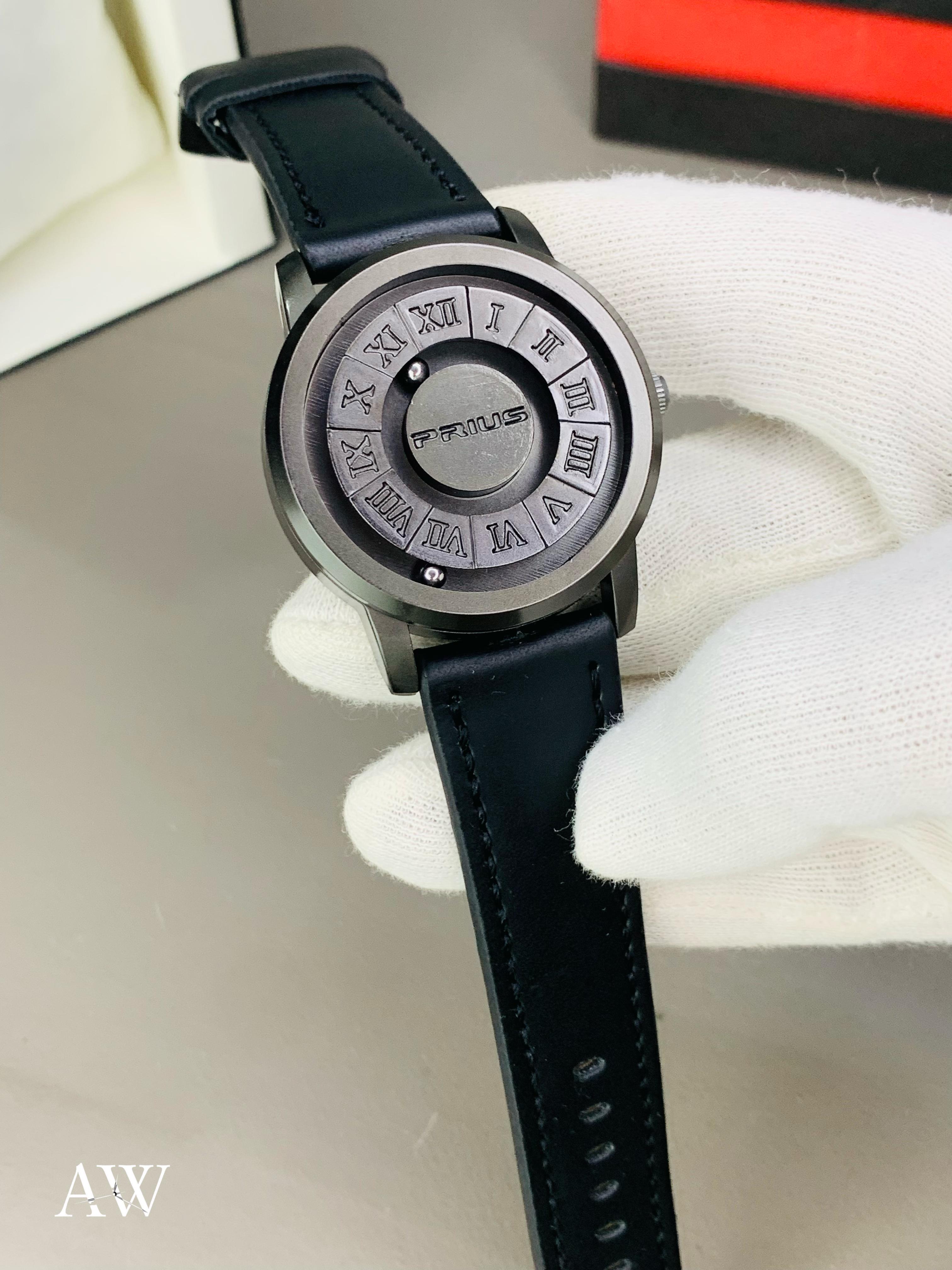 PRIUS Original ( Black Strap With Black Dial )