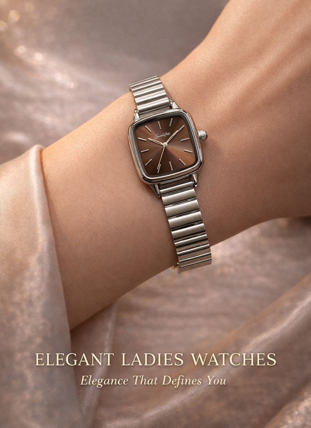 SUNLIFEX Original Women’s Watch – Vintage Square Design