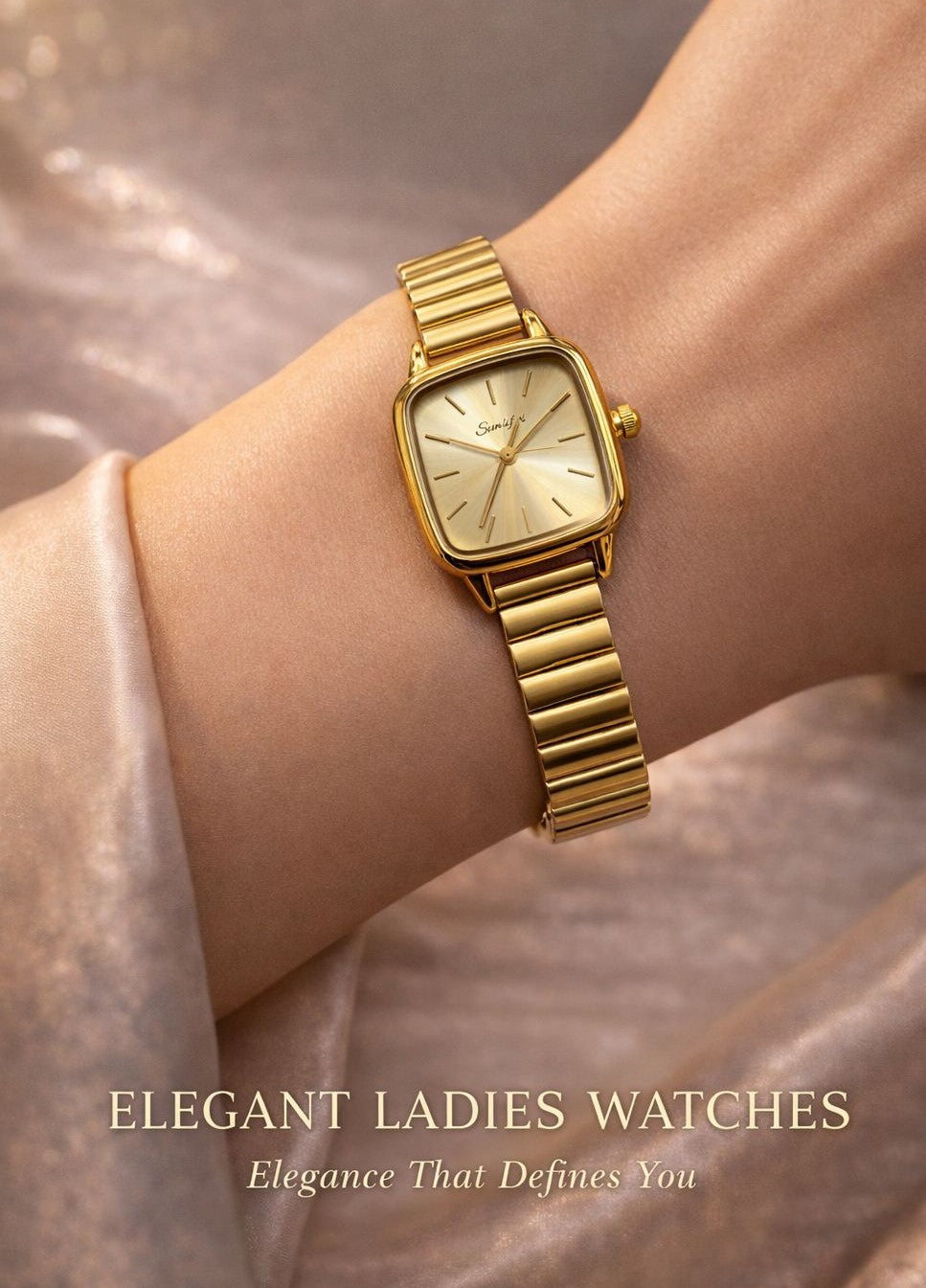 SUNLIFEX Original Women’s Watch – Vintage Square Design