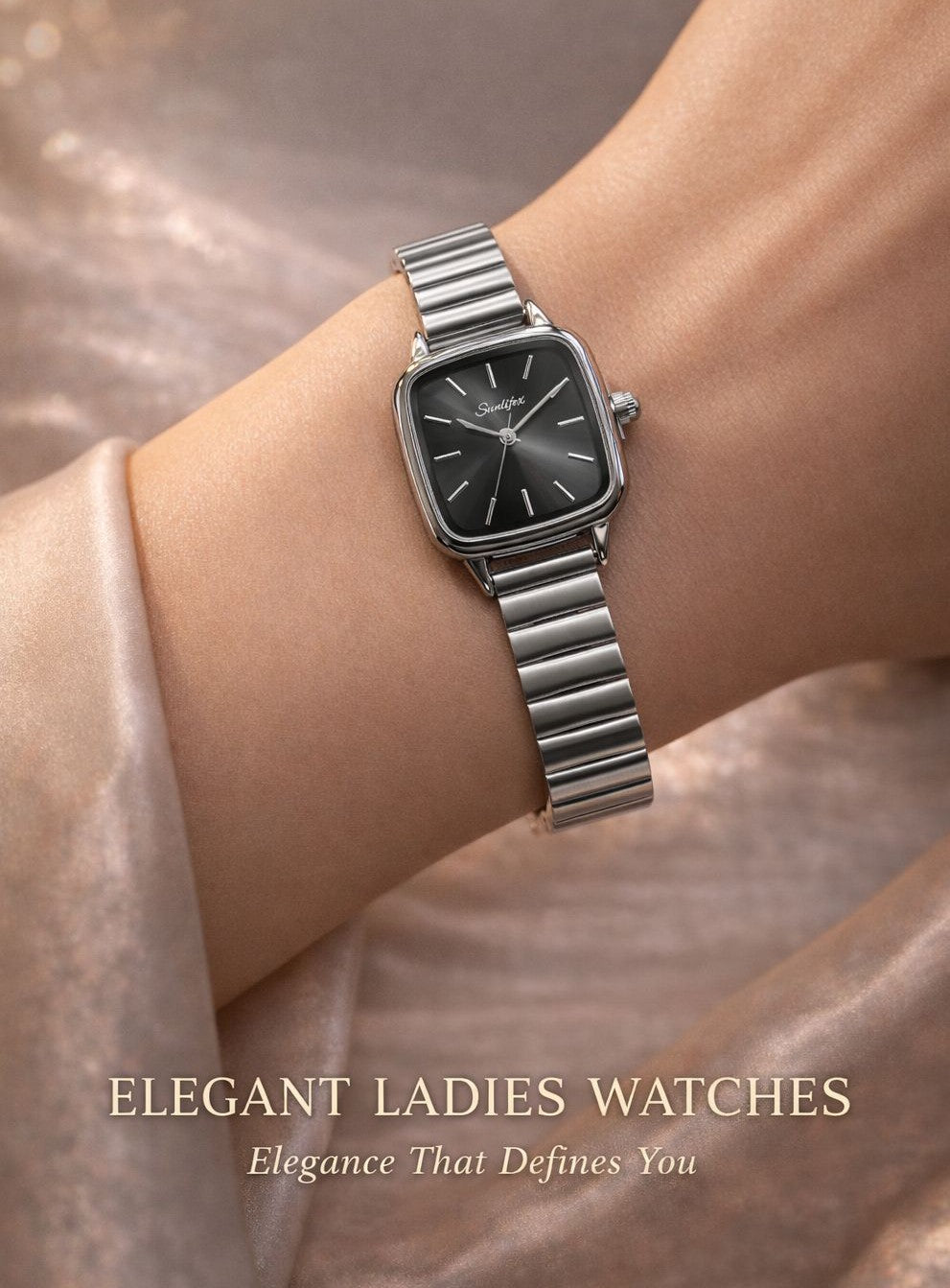 SUNLIFEX Original Women’s Watch – Vintage Square Design