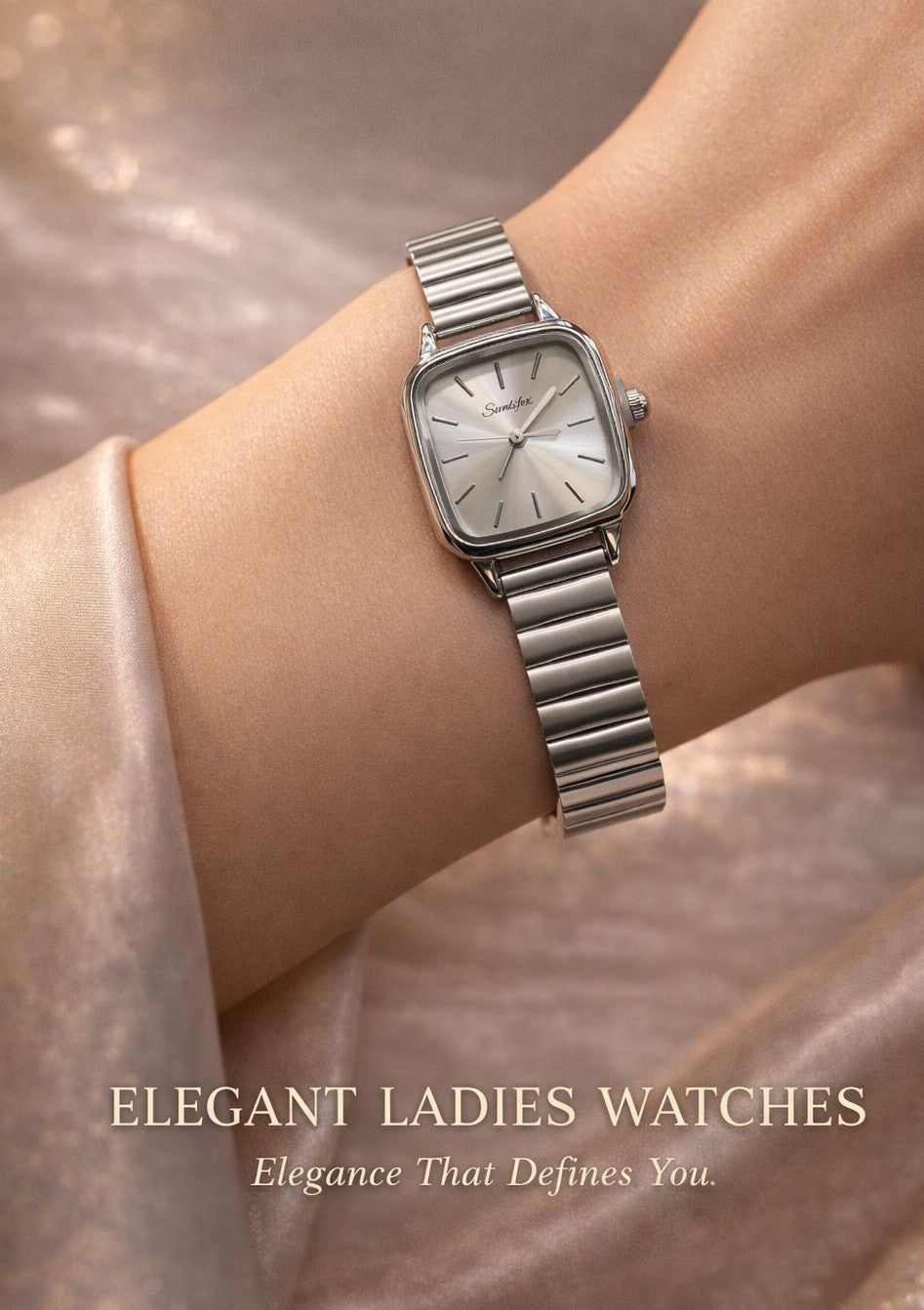 SUNLIFEX Original Women’s Watch – Vintage Square Design