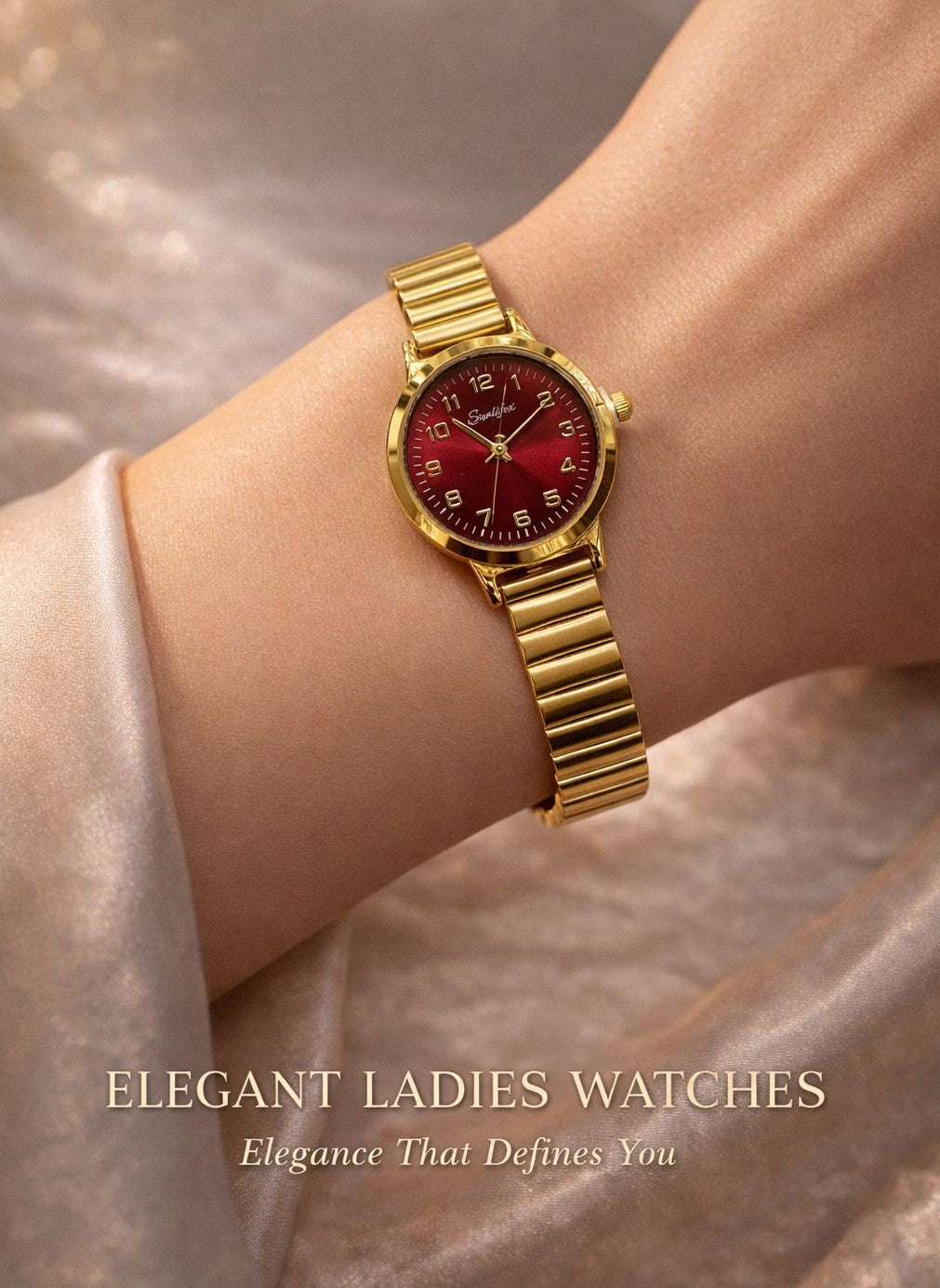 LIGE Newest Elegant Fashion Women'S Watches Casual Classic Steel Band Quartz Watches Women'S Watches Women'S Gifts Valentine'S Day Gifts