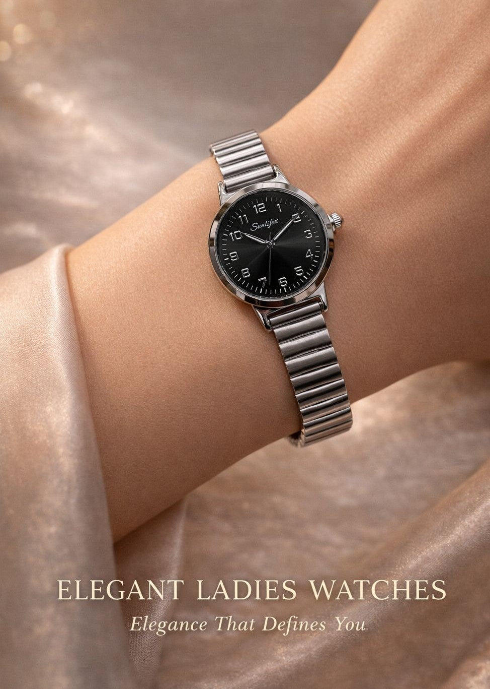 LIGE Newest Elegant Fashion Women'S Watches Casual Classic Steel Band Quartz Watches Women'S Watches Women'S Gifts Valentine'S Day Gifts