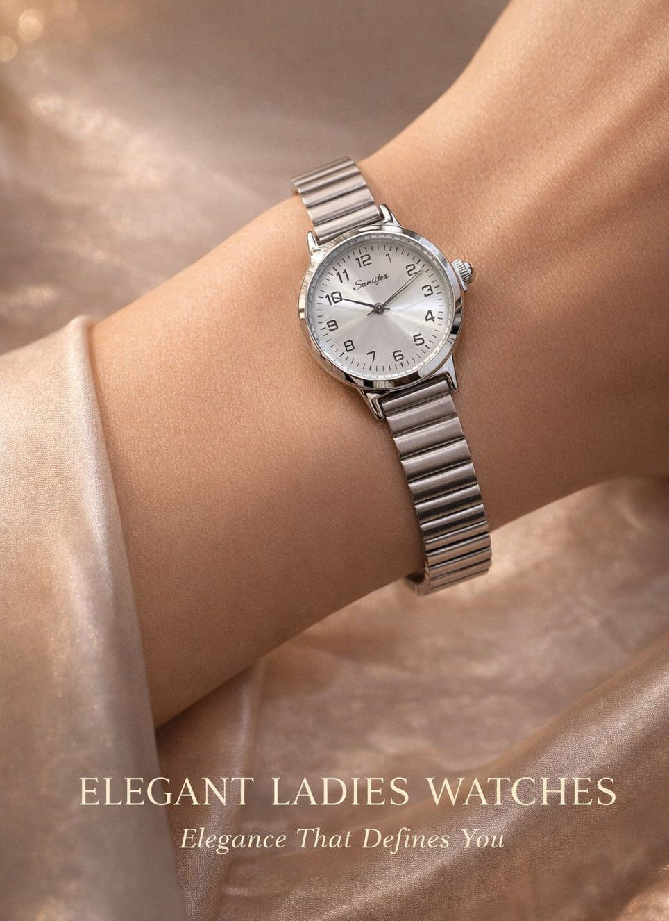 LIGE Newest Elegant Fashion Women'S Watches Casual Classic Steel Band Quartz Watches Women'S Watches Women'S Gifts Valentine'S Day Gifts