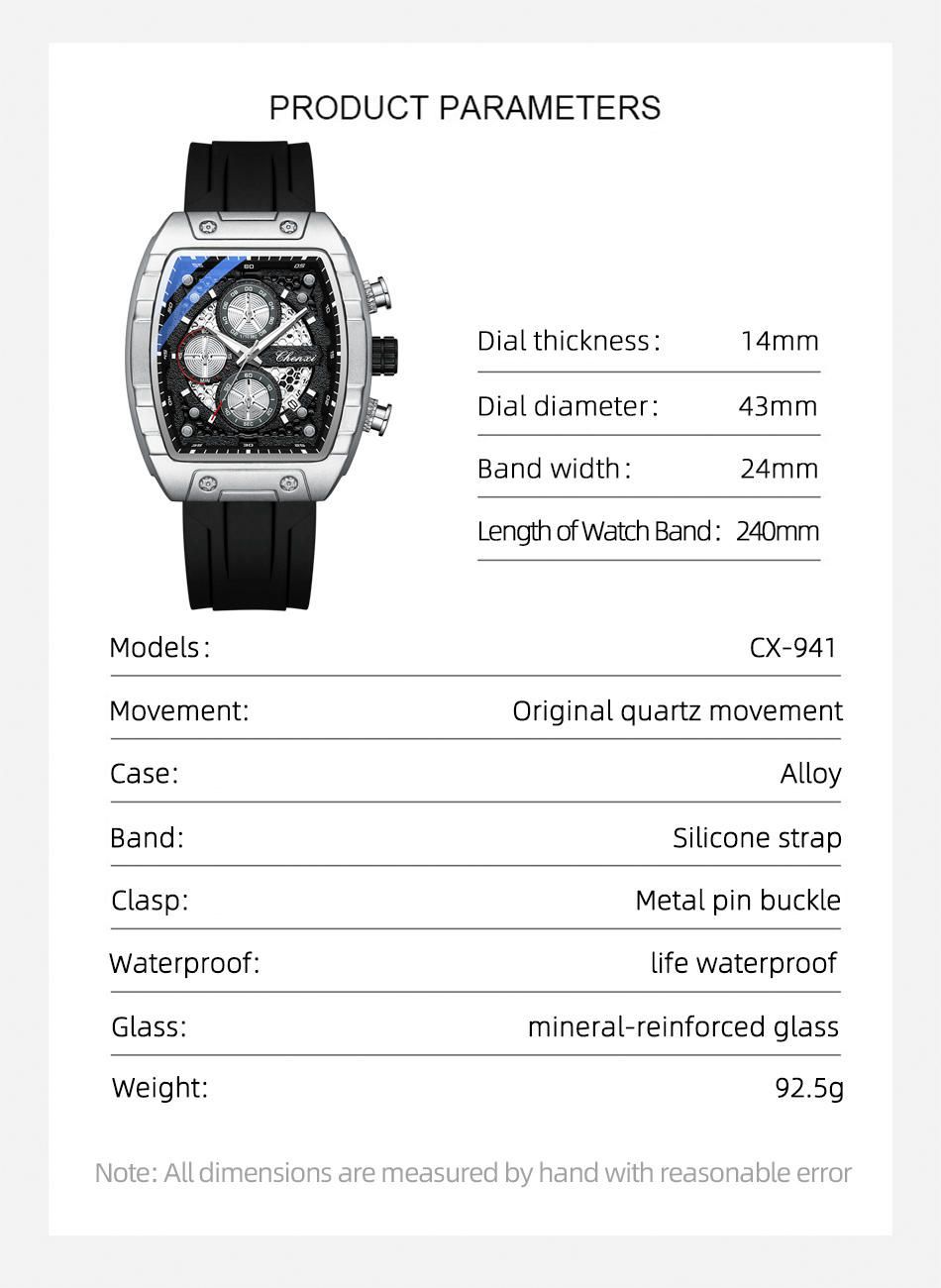 Chenxi CX-941 High Quality Sports Watch