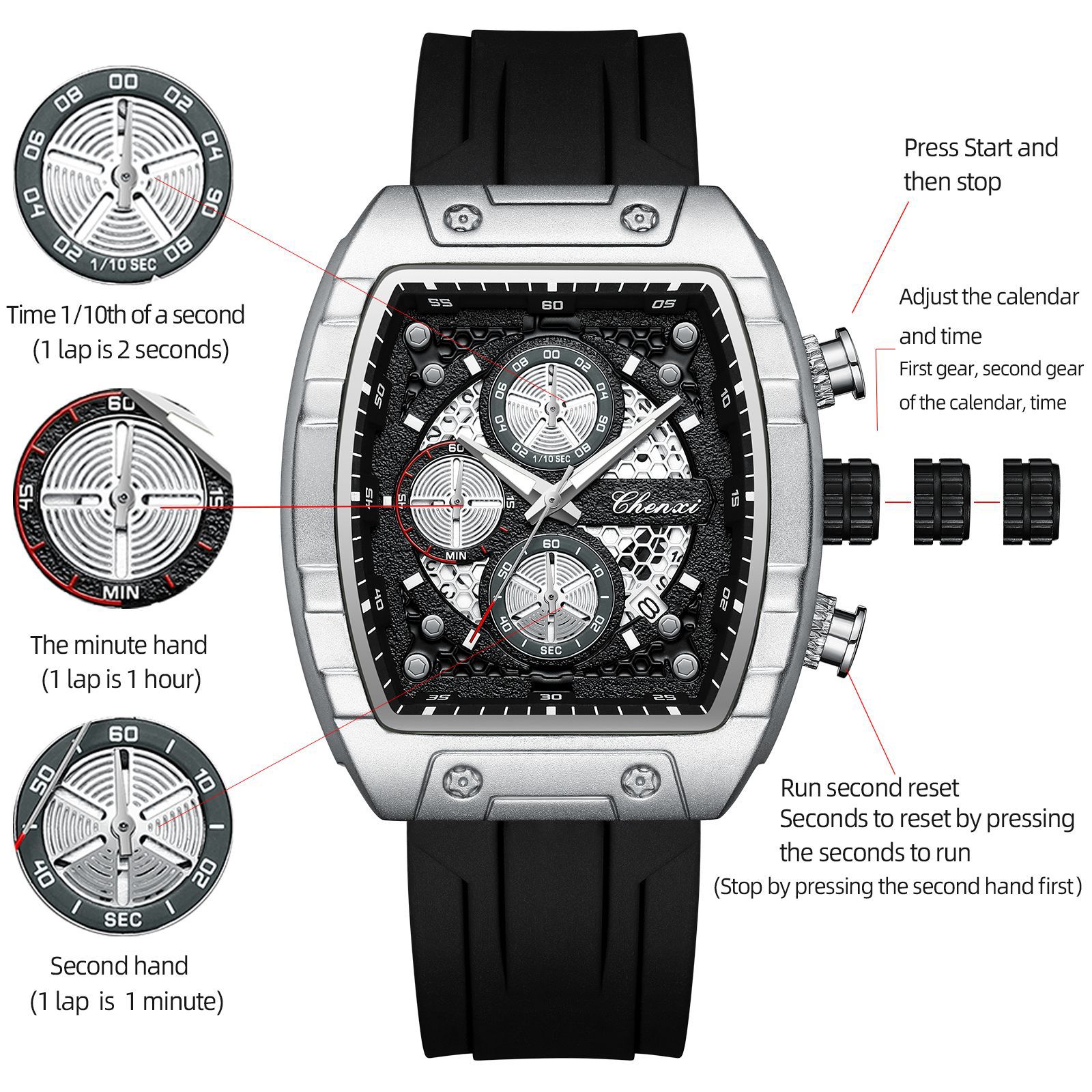 Chenxi CX-941 High Quality Sports Watch