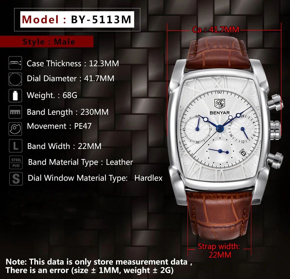 *BENYAR Original Watch*  (Mens Collection)