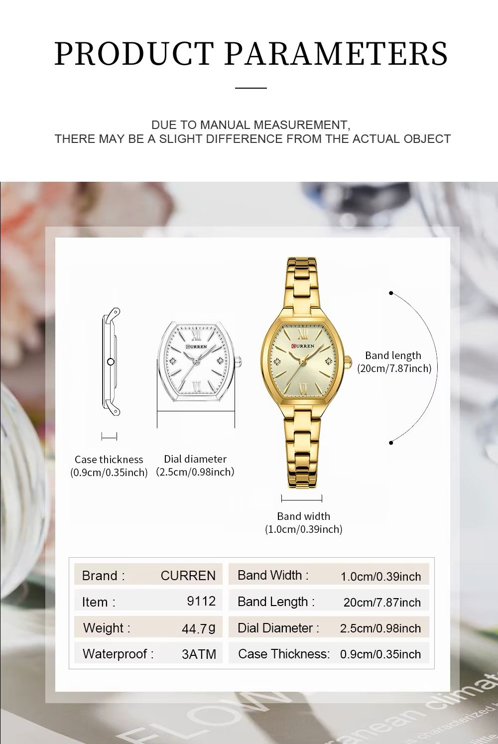 CURREN Original Watch (Woman Collection)